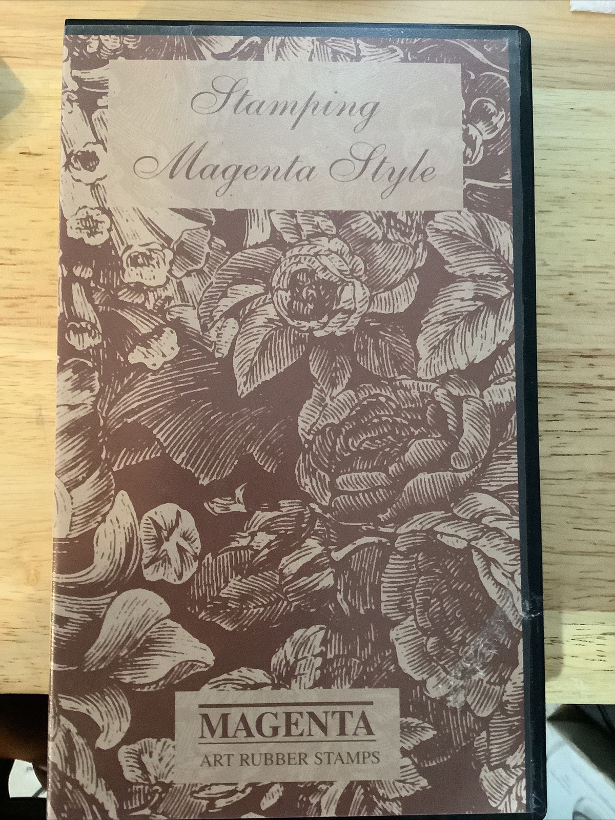 Magenta Art Rubber Stamps: VHS Stamping Magenta Style, Excellent Condition