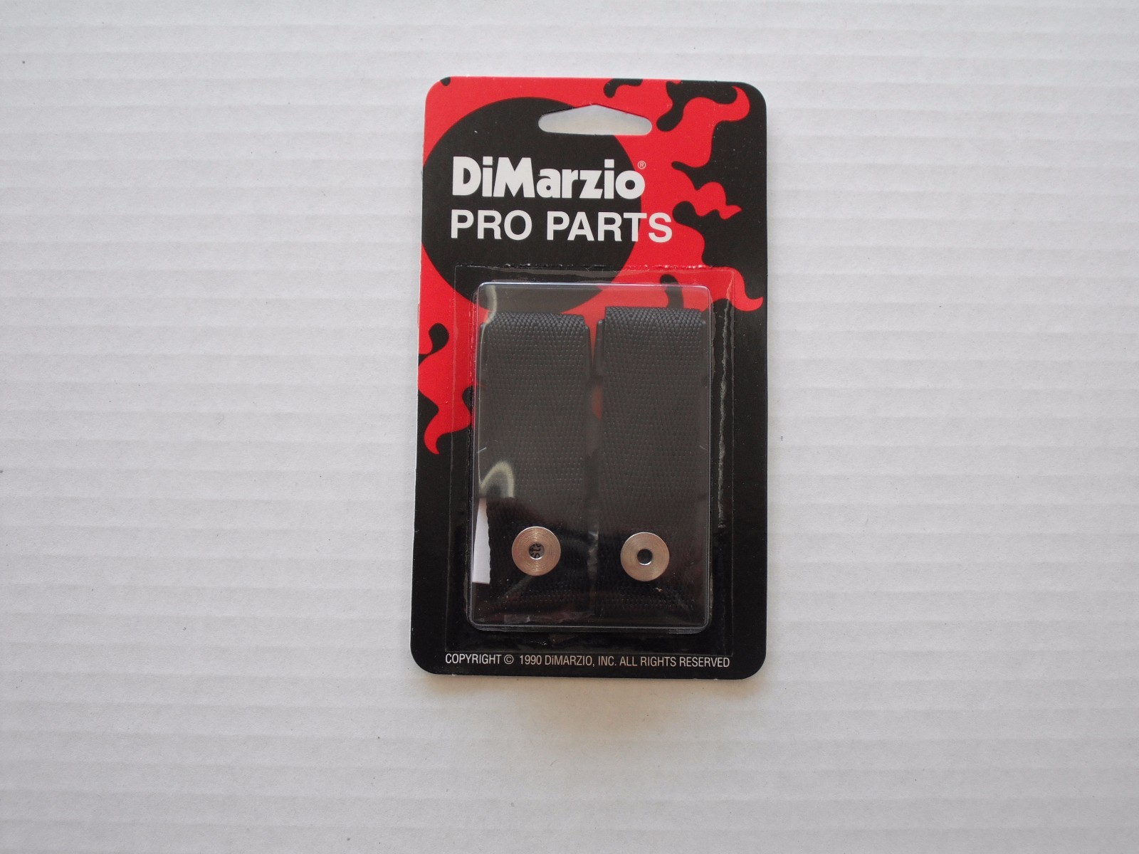 DIMARZIO Fasteners for ClipLock Straps EXTRA LONG Black DD2202