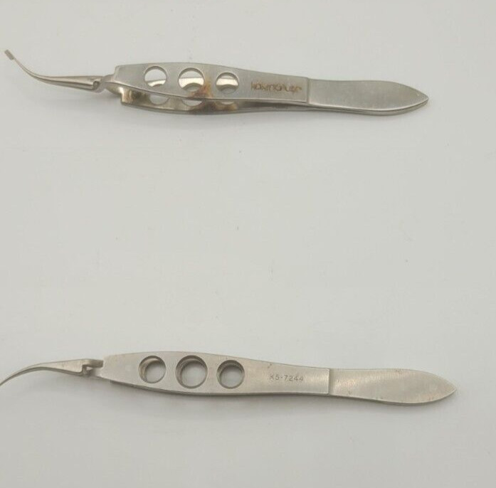 PAIR K3-5510 Lens manipulator & Iris hook clover-leaf Kuglen