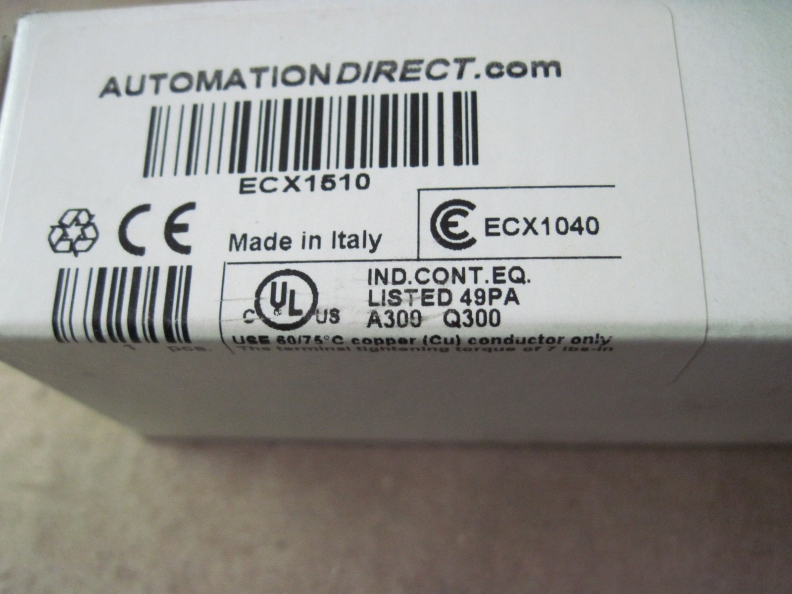 Automation Direct ECX1510 Selector Switch NOS