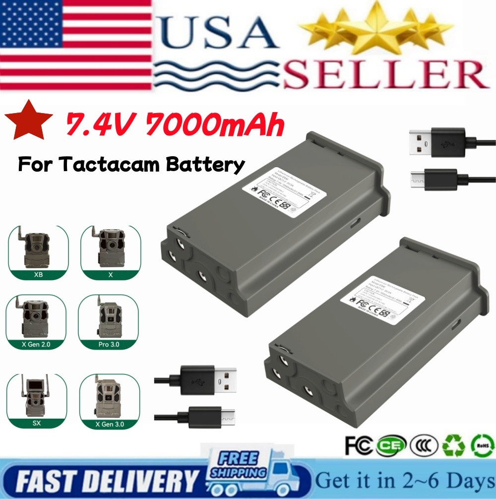 New Battery For Tac-tacam Reveal X Gen 2.0, 3.0, X, X Pro, Pro 3.0, SK, XB