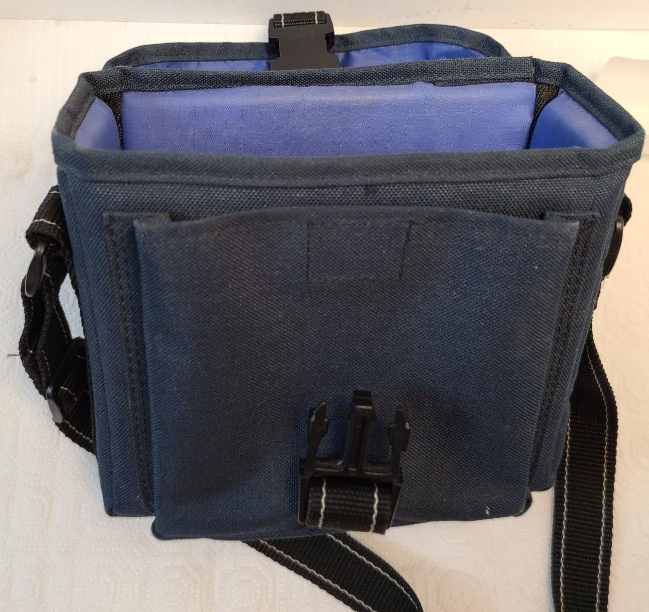 Diamond camera bag S100 canvas navy blue excellent condition