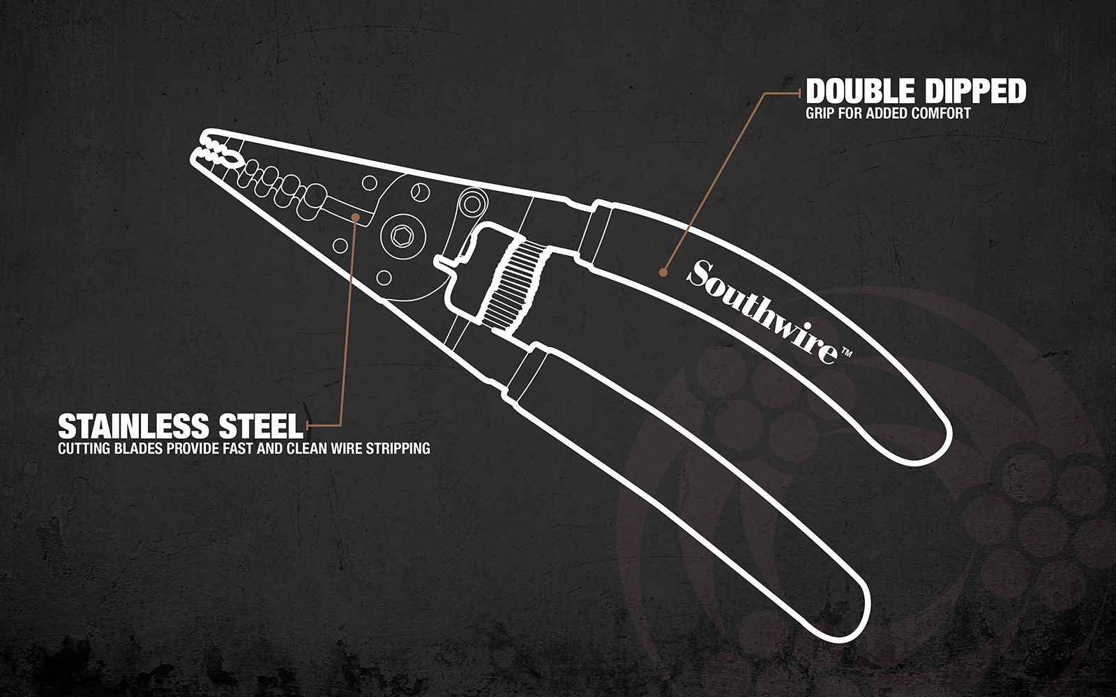 Southwire Sx44656 Wire Stripper Multitasking Tool for 16-26 AWG Cables