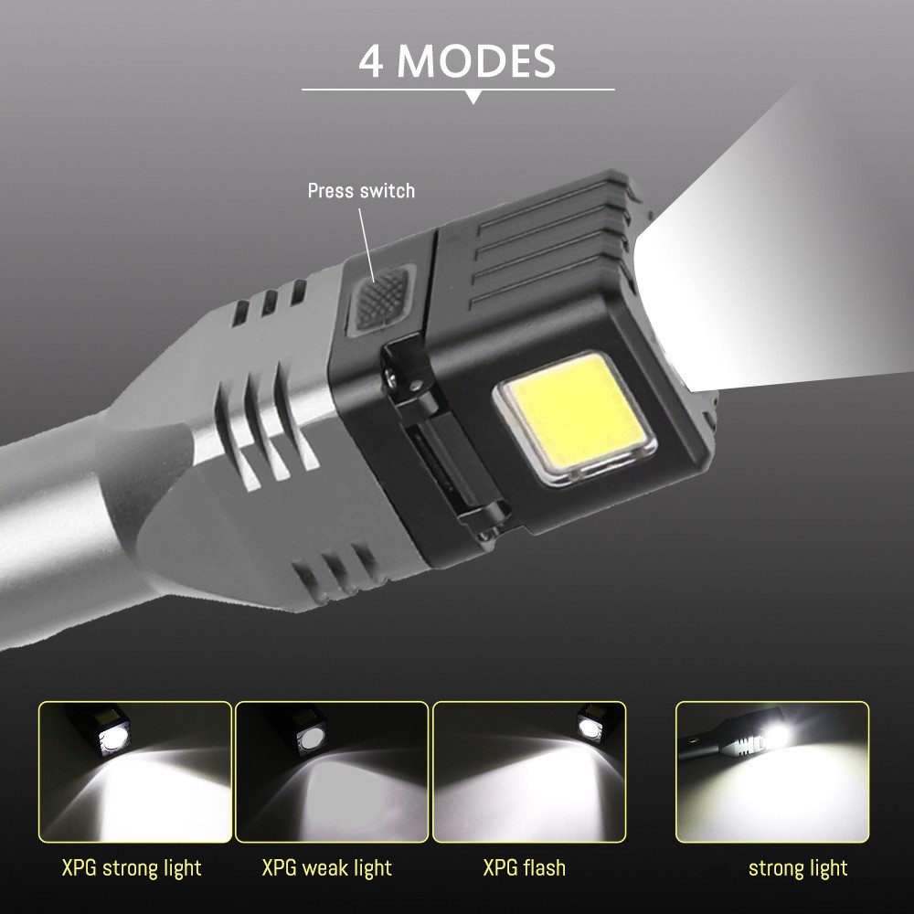 XPG LED Car Cigarette Press Switch Lighter Flashlight Rechargeable Light