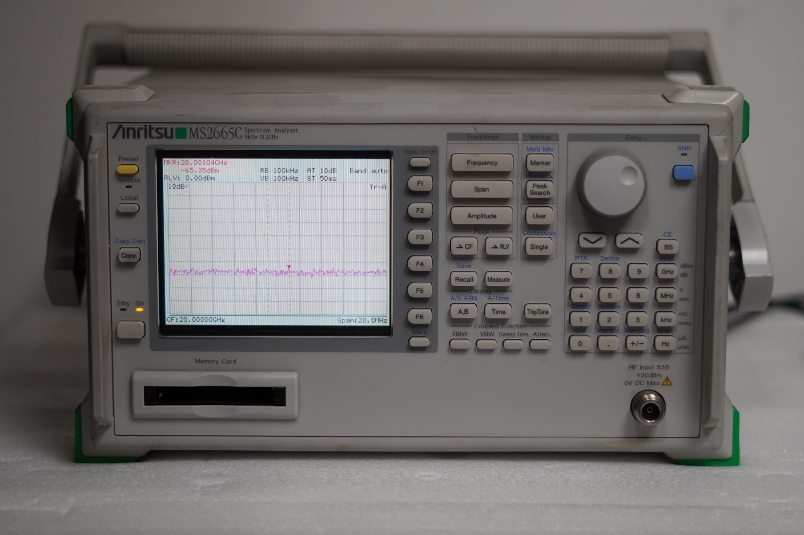 Anritsu MS2665C Spectrum Analyzer 9 kHz to 21.2GHz
