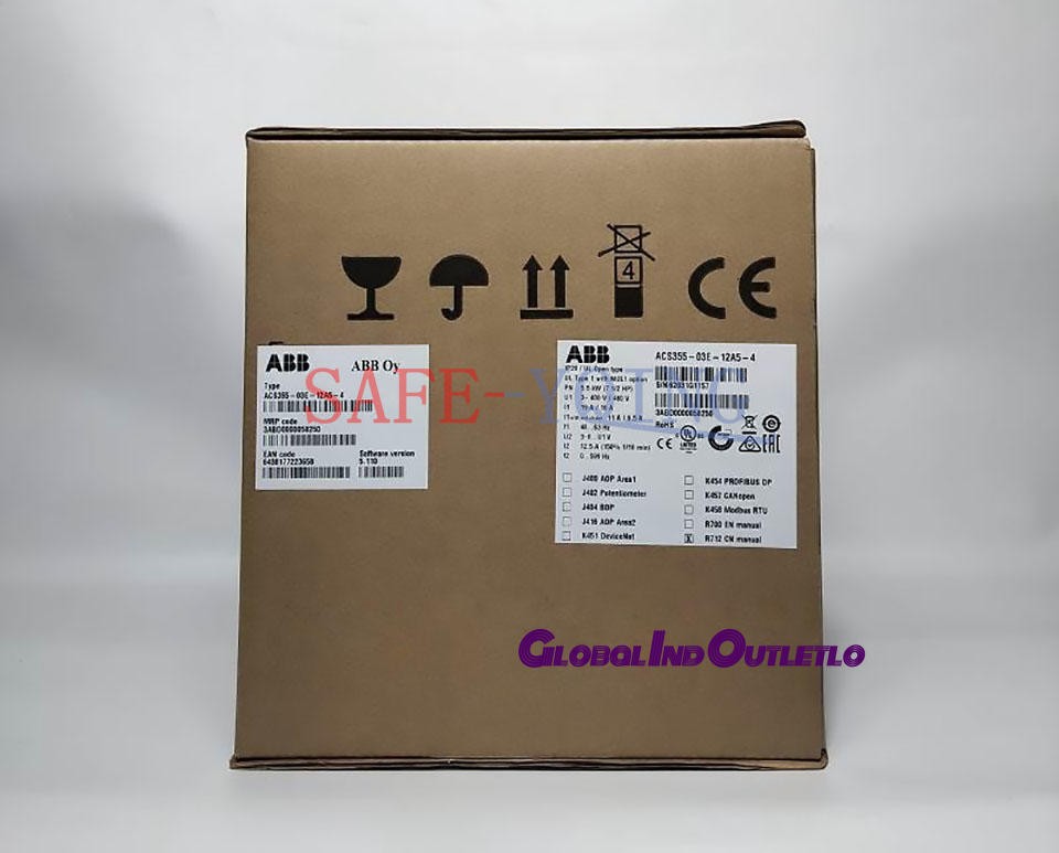 ONE ABB Inverter ACS355-03E-12A5-4 5.5KW NEW