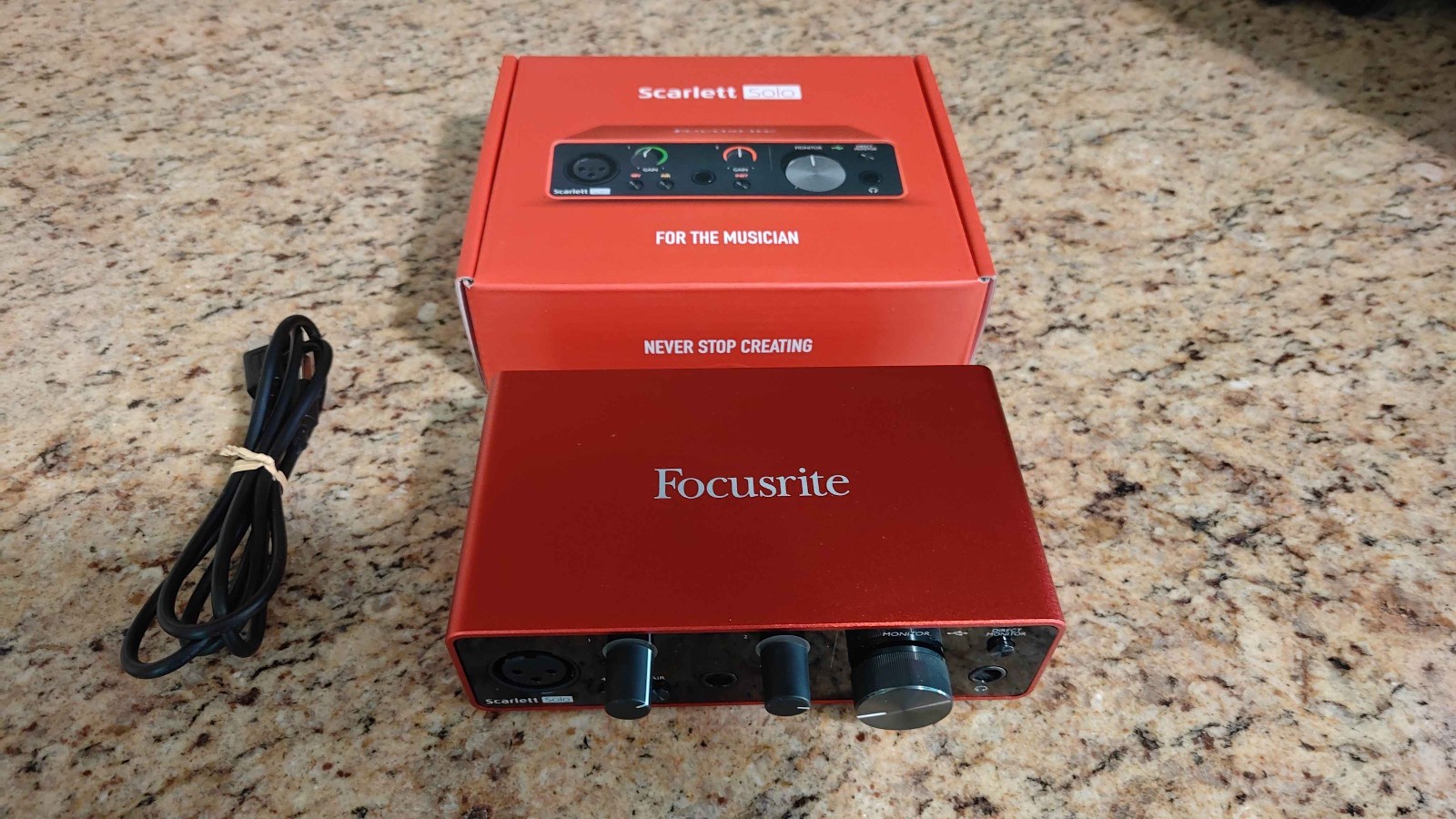 Focusrite Scarlett Solo 3rd Gen USB XLR Audio Interface