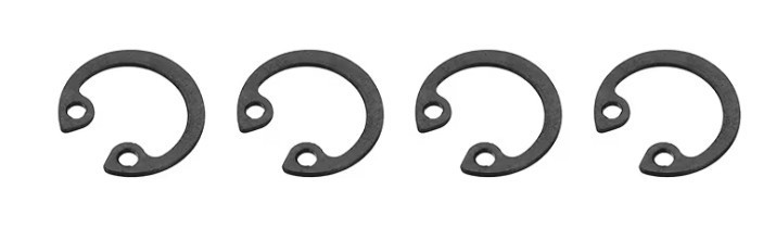 Motorized Bicycle (4)  Piston Pin Retainer Clips - 12mm  2-stroke  UPGRADE..!!