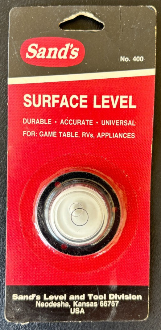 Sands Bullseye Surface Level Brand New in Package Free Shipping!
