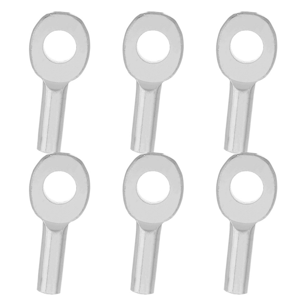 6 Pcs Fitness Equipment Connectors Terminal Eyelet Part Replacement for Machine