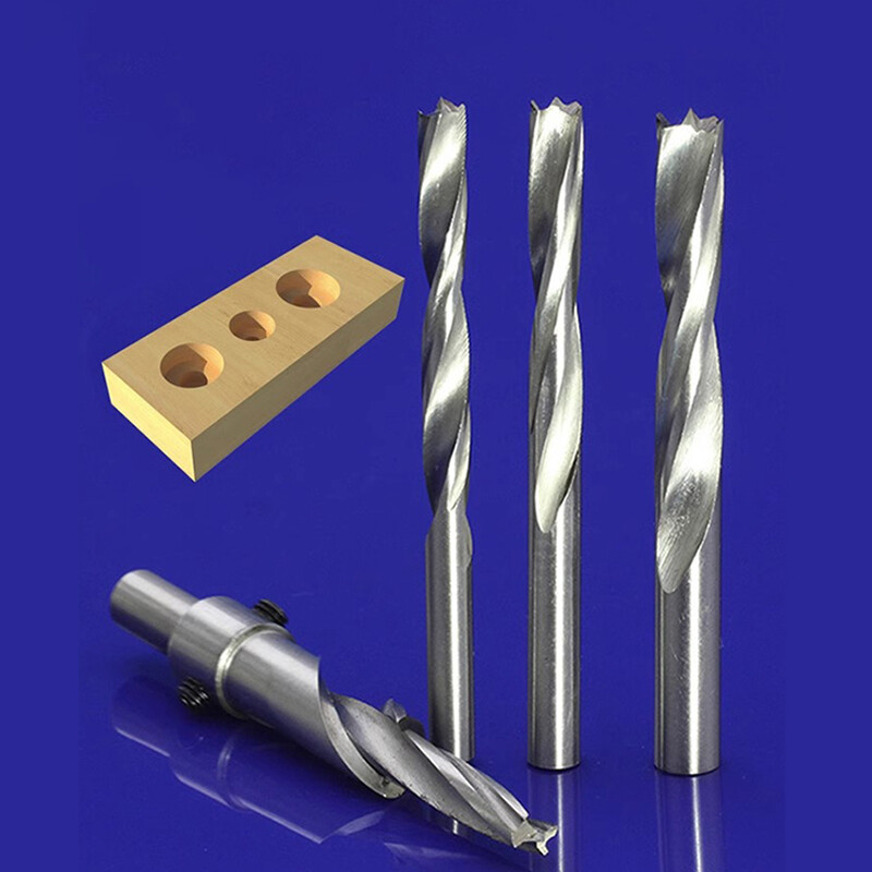 HSS Salad Core Woodworking Drill Bit Spiral Drill Bit 3-10mm Dia 100mm Length