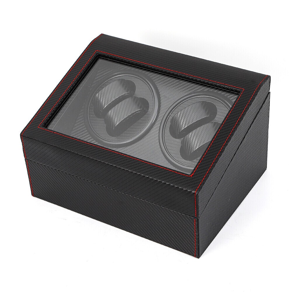 4+6 Automatic Rotation Watch Winder Box Storage Case Self Winding Display Box