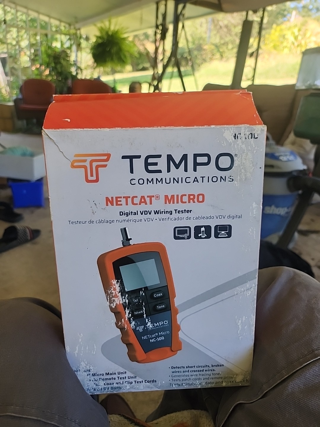 Greenlee NC-100 Netcat Micro LAN Tester with UTP/Coax Wiring Tester