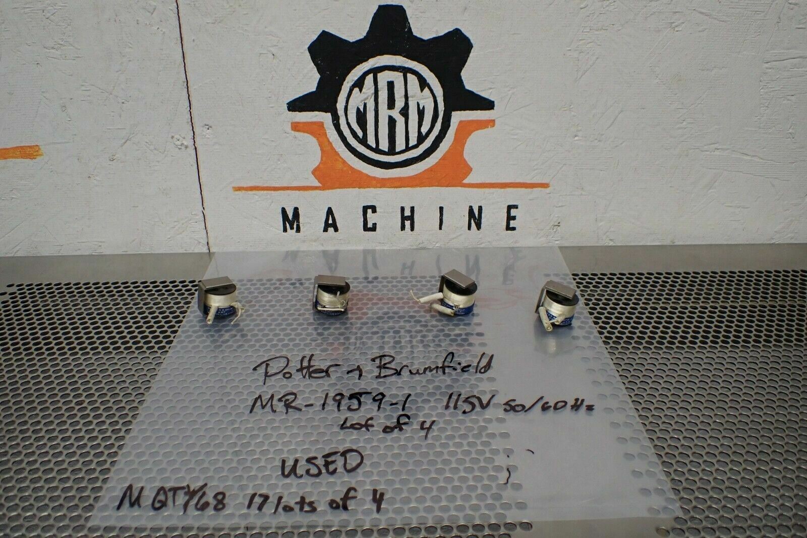 Potter & Brumfield MR-1959-1 Relays 115V 50/60Hz Used With Warranty (Lot of 4)