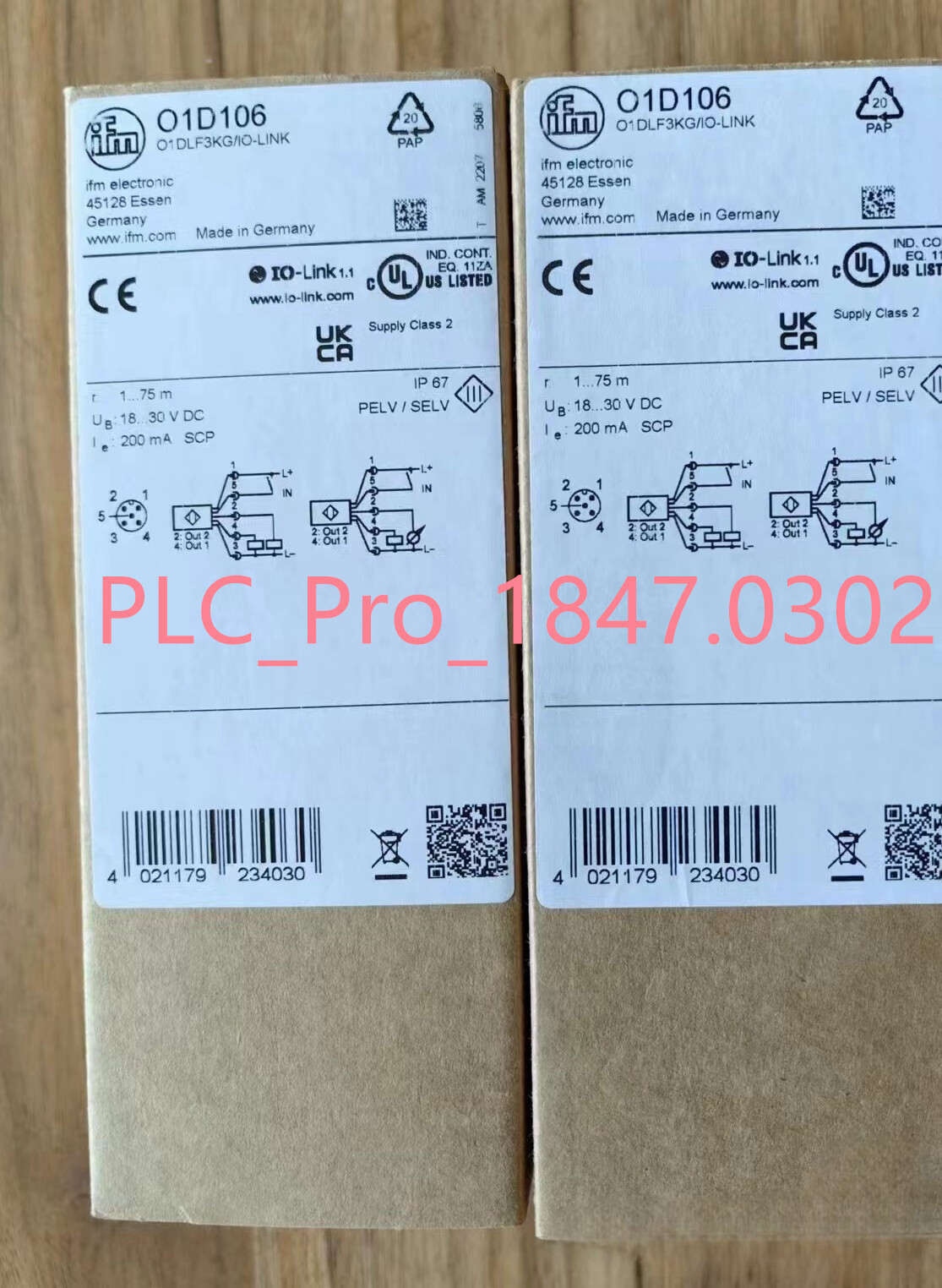 O1D106 1PCS NEW IN BOX IFM O1D106 Laser distance Sensor  Fast delivery