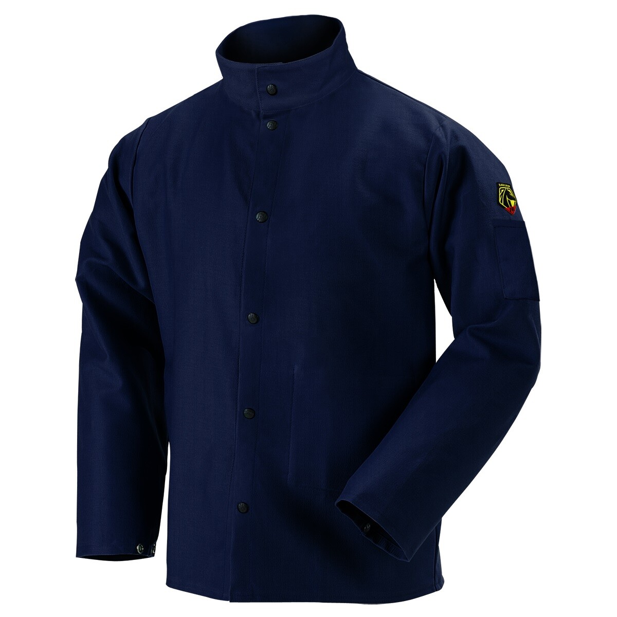 Black Stallion TruGuard 200 9oz Navy FR Cotton Welding Jacket (3XL) (FN9-30C)