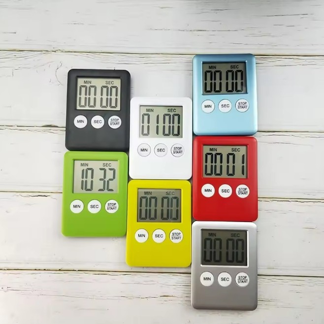 Large LCD Digital Kitchen Cooking Timer Count-Down Up Clock Loud Alarm Magnetic
