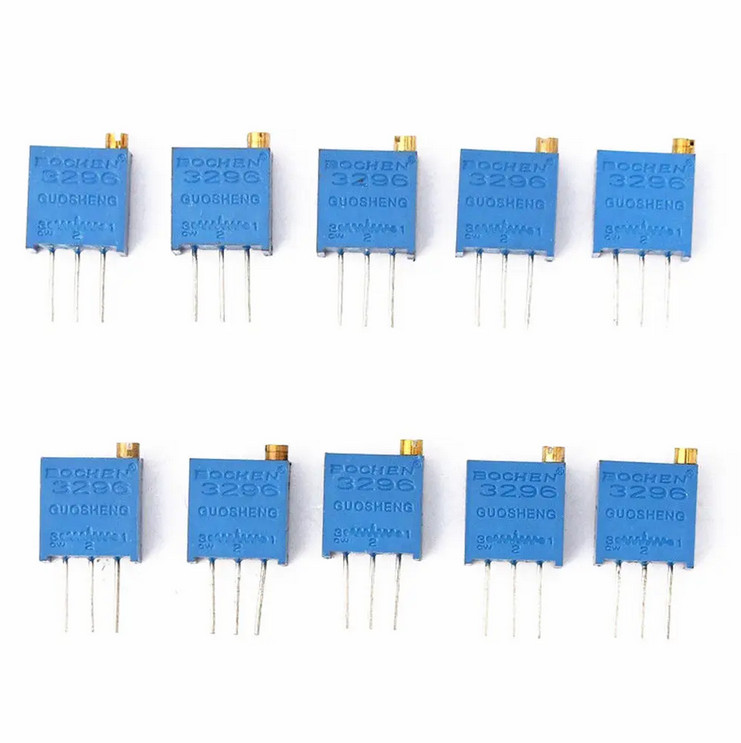 3296W 10 Values Multi-turn trimmer potentiometer 3296 Variable Resistor Kits