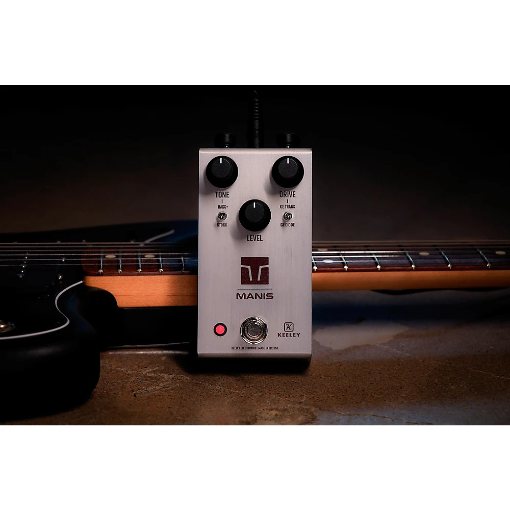 Keeley Manis Overdrive Effects Pedal Silver