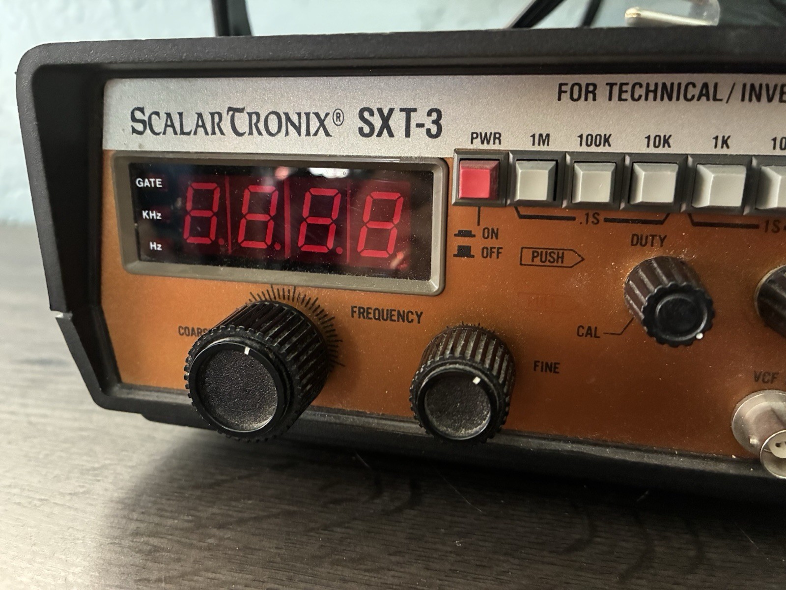 Collectible Display SCALARTRONIX SXT-3 Frequency Generator. Pre Owned.