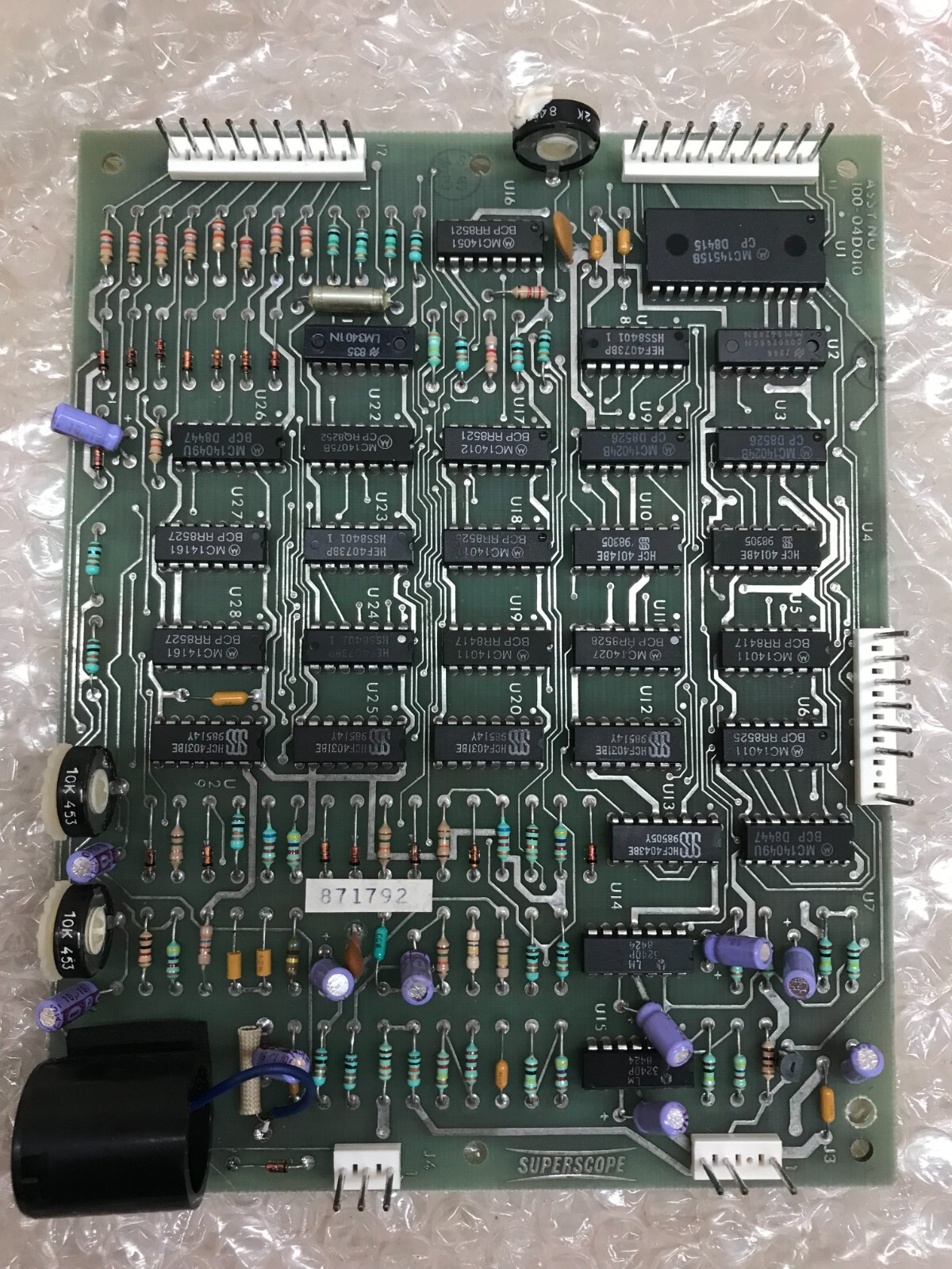 SONY SUPERSCOPE CIRCUIT BOARD ELECTRONIC CIRCUIT BOARD PLAYER PIANO MARANTZ