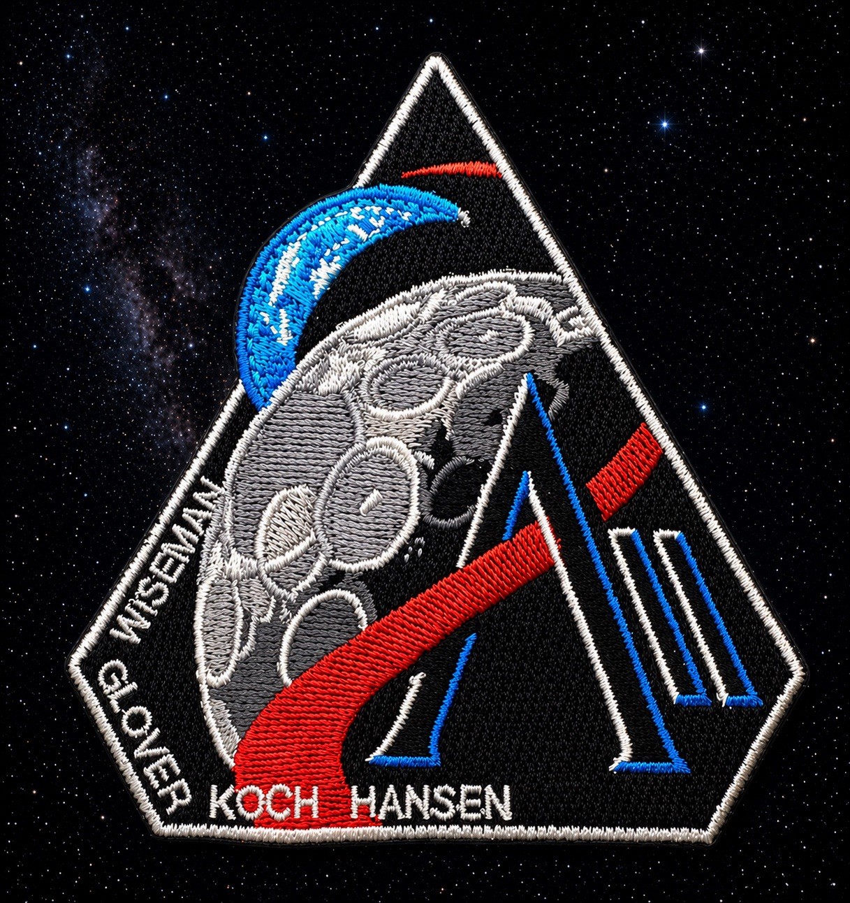 NASA ARTEMIS 2 OFFICIAL PATCH - 3.5”