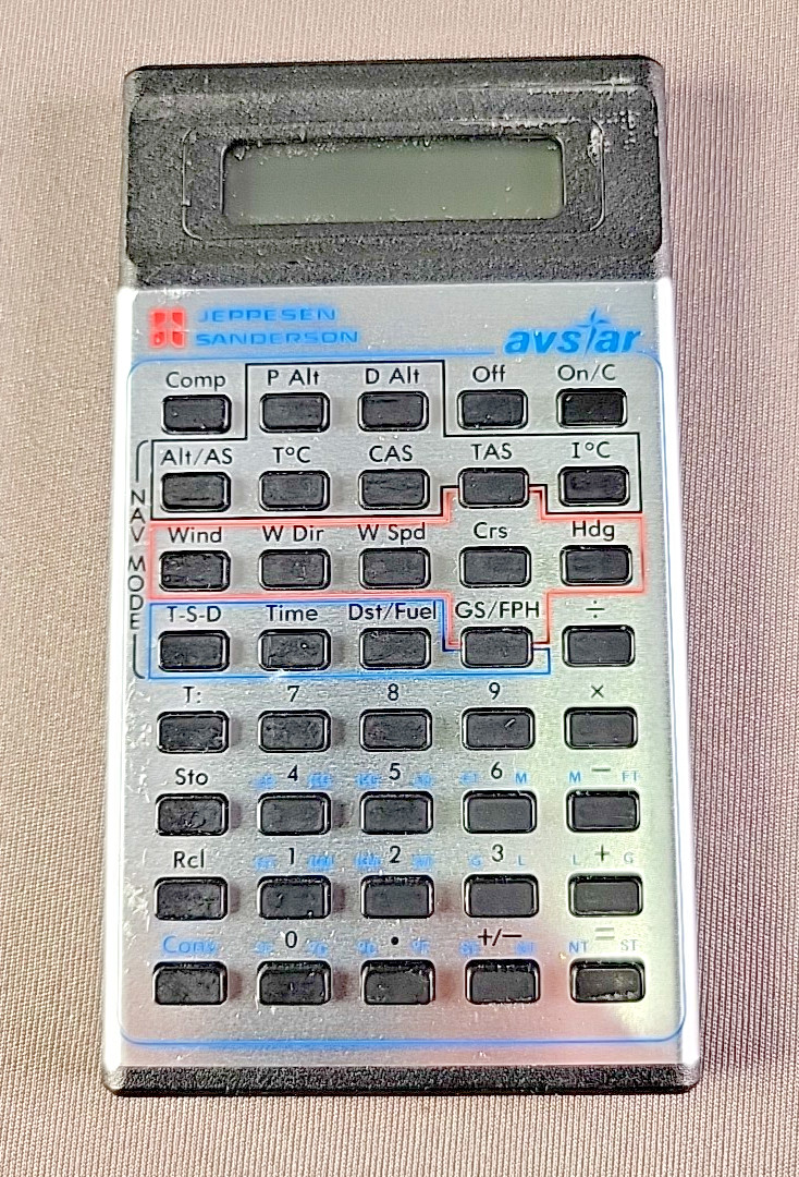 Jeppersen Sanderson Electronic Navigation System Computer Avstar Texas Instr.