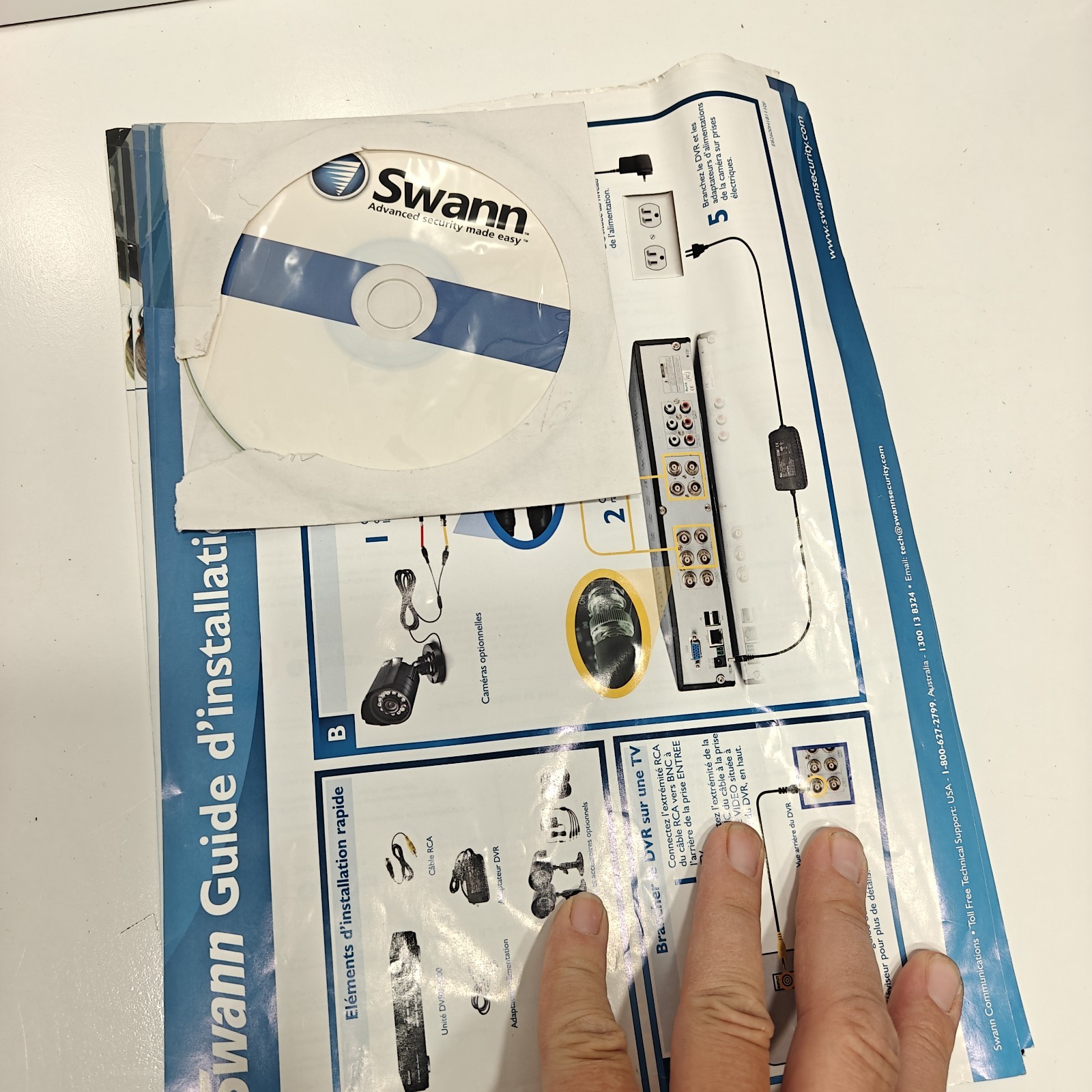 Swann DVR-8 2600 8-Channel H.264 Security DVR Powers On Untested