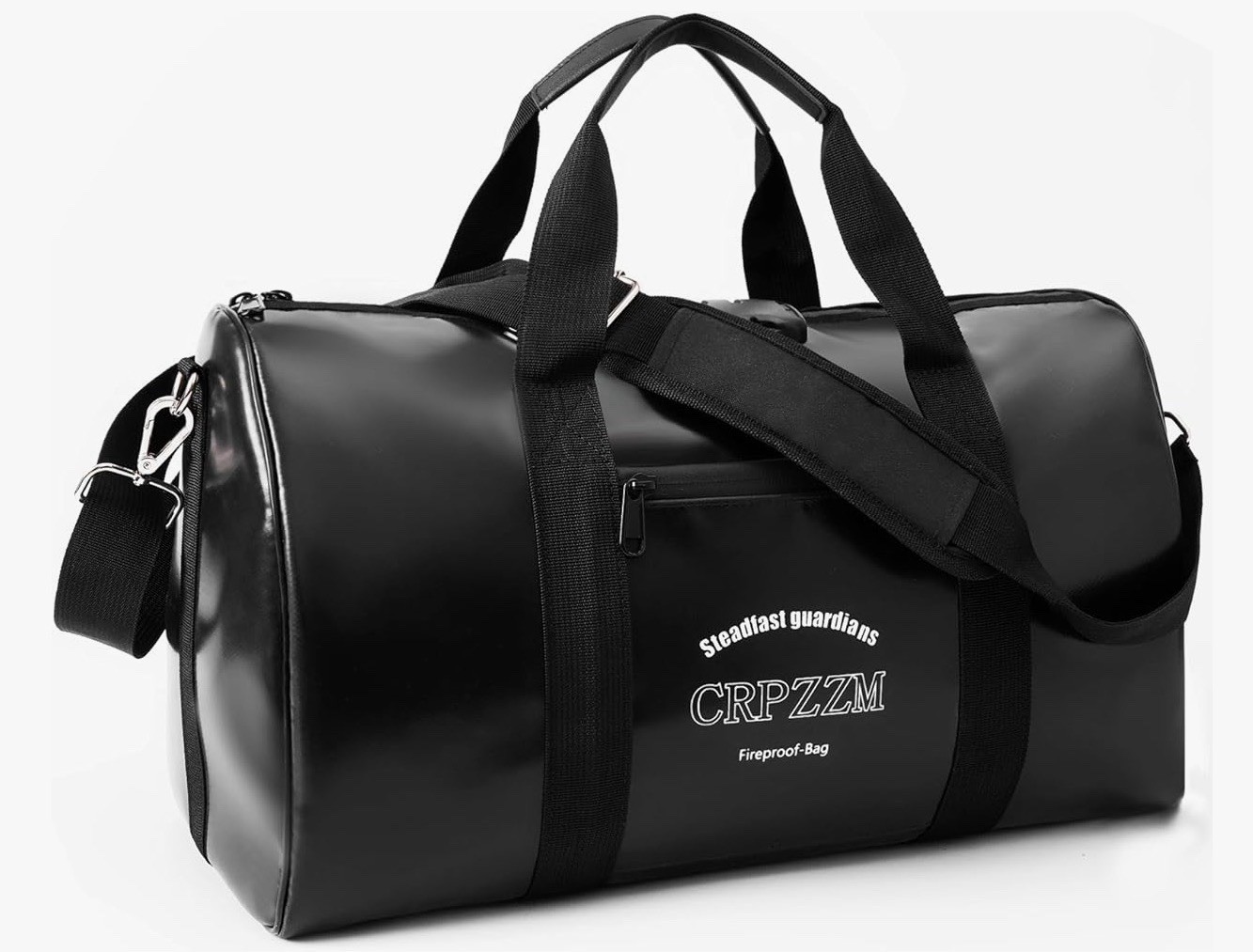 Fireproof Waterproof Travel Duffle Bag with Lock 18x10.2x8.6