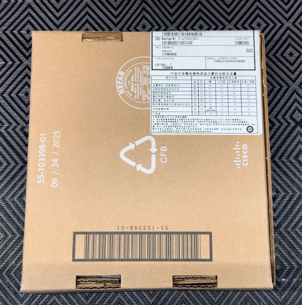 CISCO CS-MIC-ARRAY-T Table MicrophonePro Video Conferencing *First Light Color*