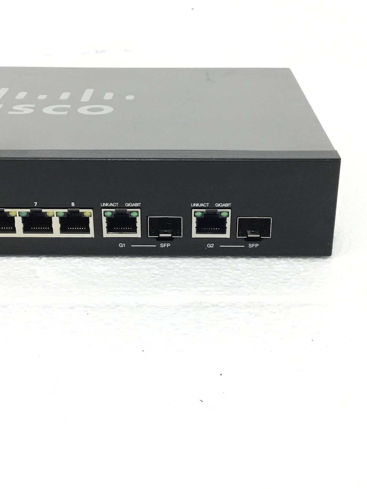 CISCO SF302-08P 8-Port 10/100 POE Network Managed Switch,WORKING,FREE SHIP,QTY