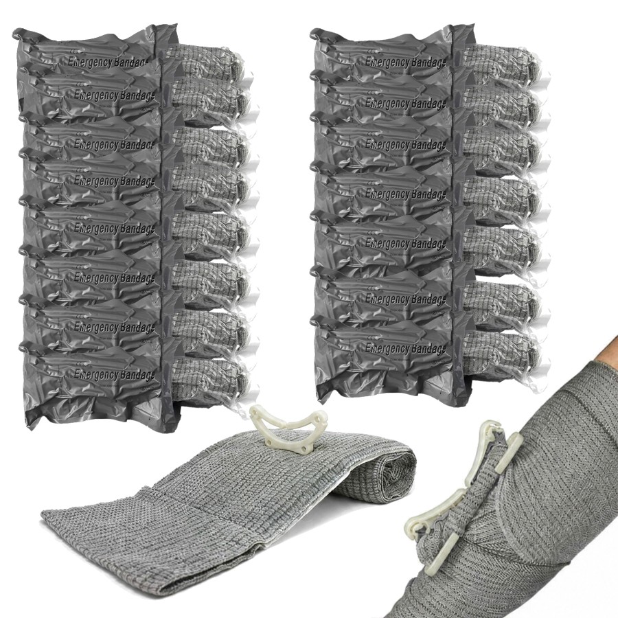 Vacuum Emergency Israeli Compression Trauma Bandage 4' First Aid Wound Dressing
