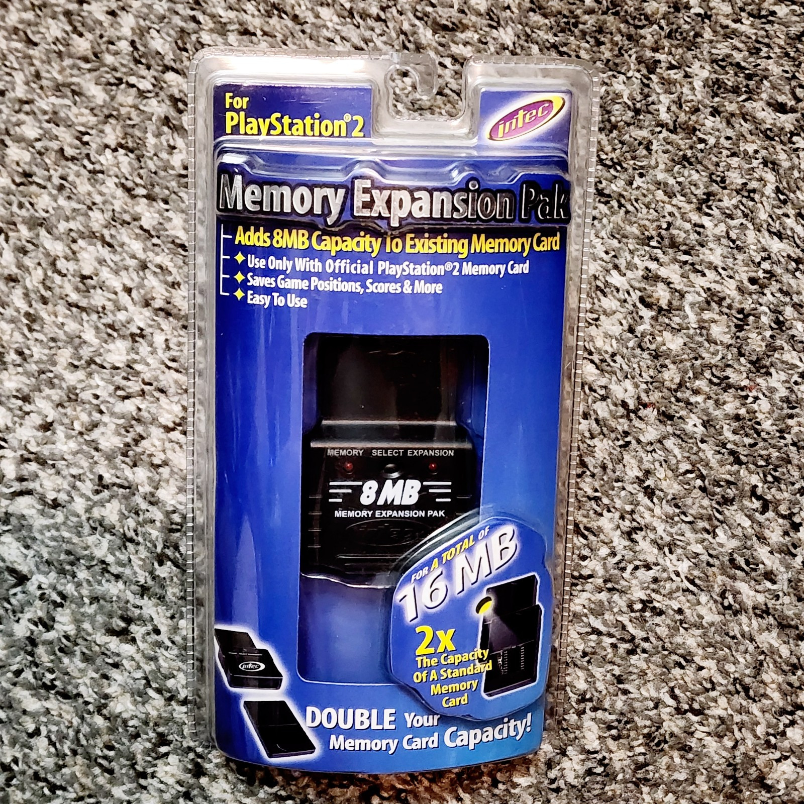 PlayStation 2 PS2 Memory Card Expansion Pak 8MB Expansion INTEC FROM TOYS R US