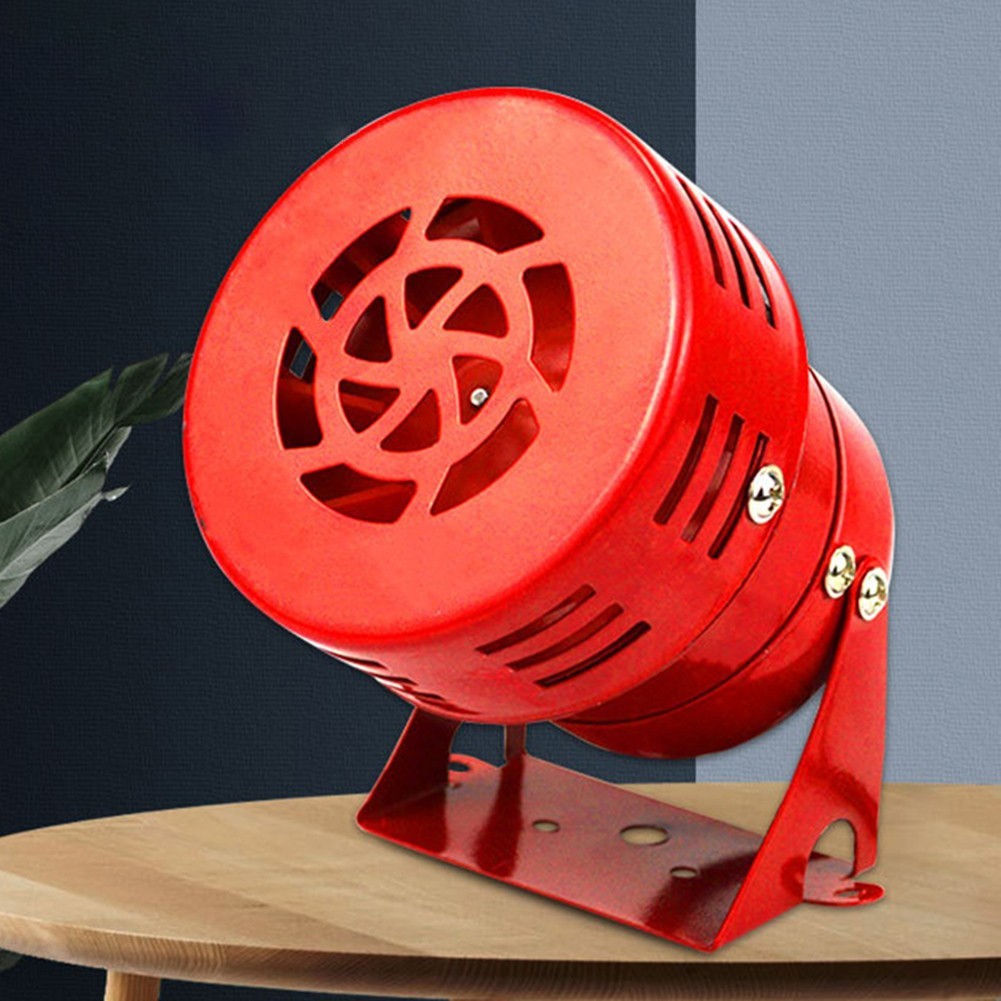 Portable Red Alarm Siren with Quick Installation for Various Locations