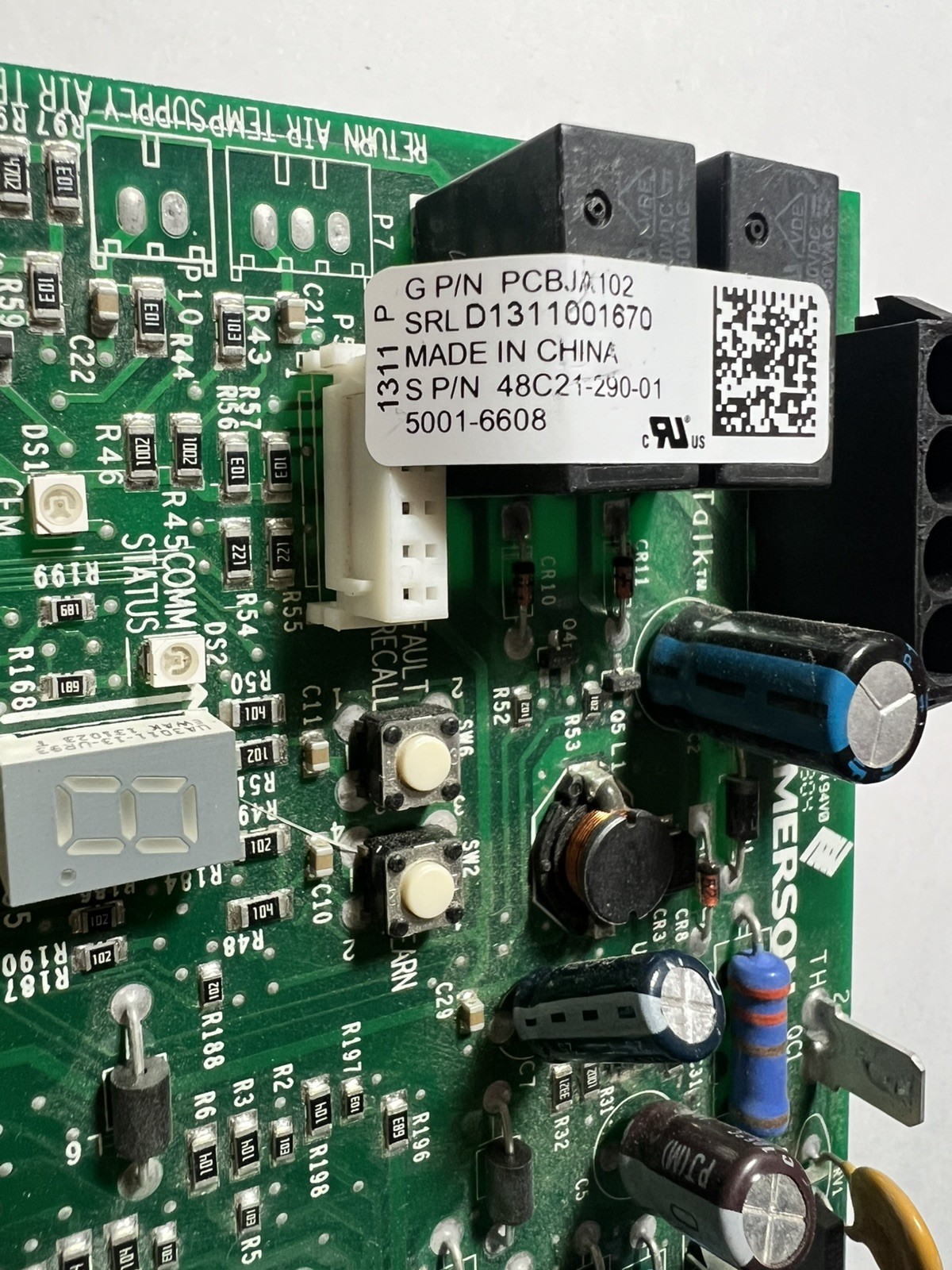 Emerson Circuit Control Board PCBJA102 48C21-290-01