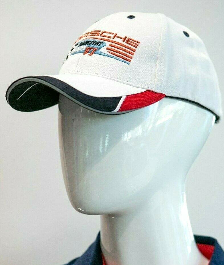 AUTHENTIC PORSCHE RENNSPORT WHITE HAT BASEBALL CAP