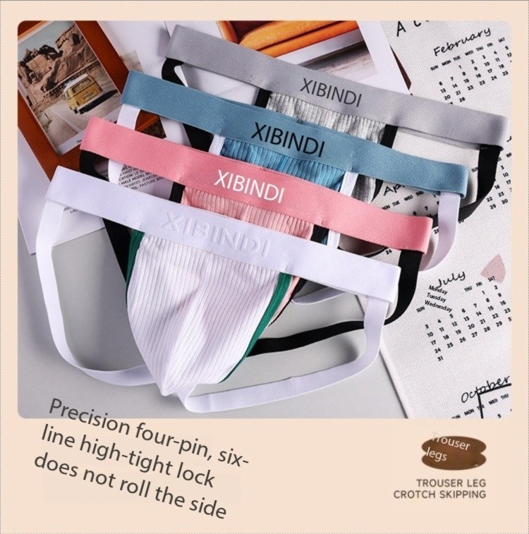 Sexy Men Breathable Underwear Backless Jockstrap Briefs Underpants Pouch Thongs