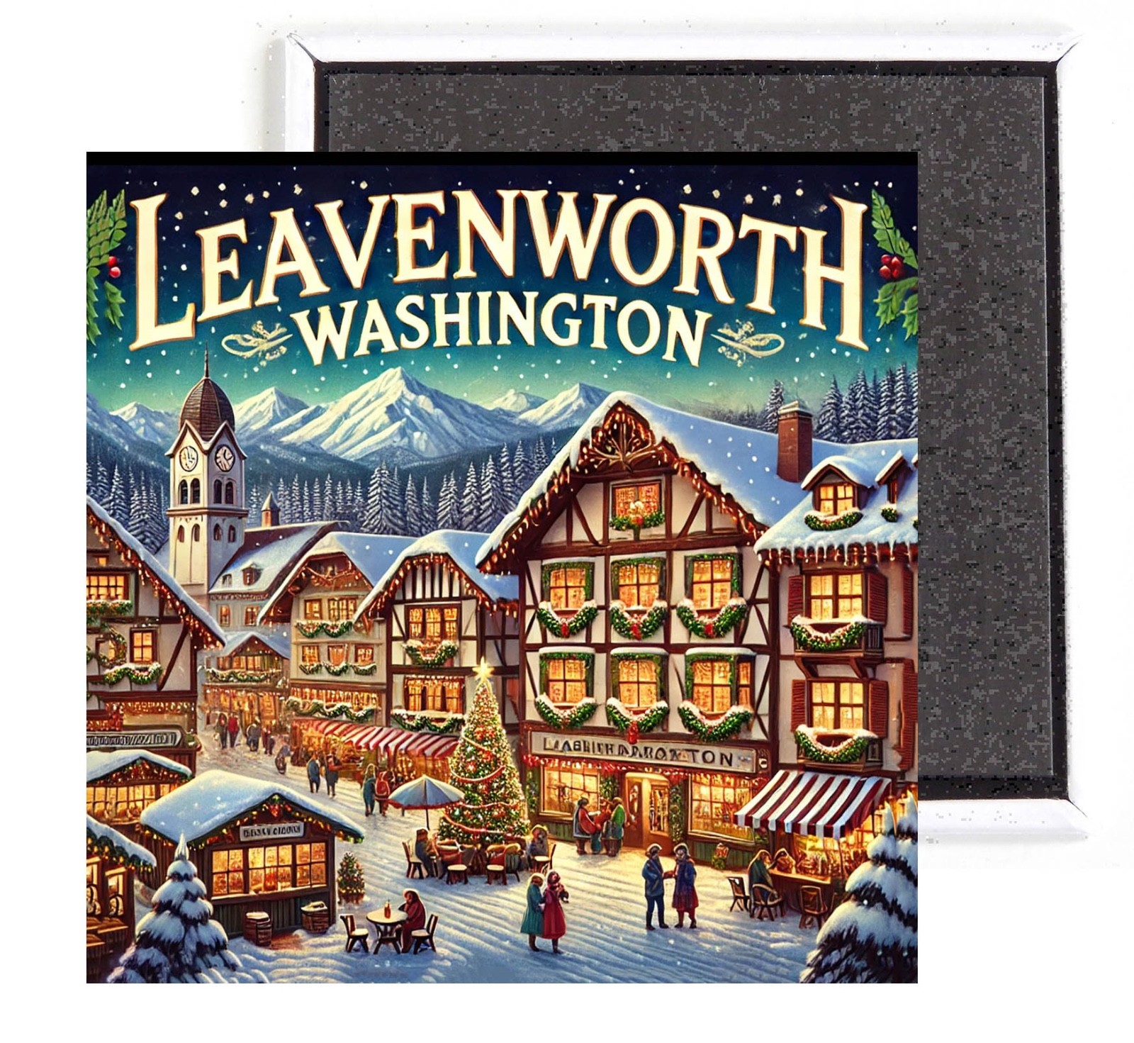 Leavenworth Washington FRIDGE MAGNET travel souvenir