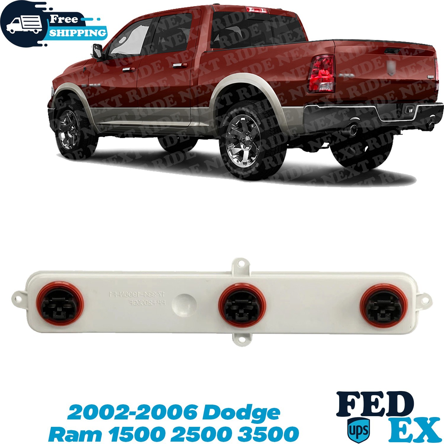 02-06 Replacement Tail Light Bulb Socket Circuit Board For Dodge RAM Truck LH=RH