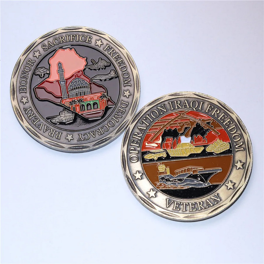 Military Operation Iraqi Freedom Challenge Coin Collectable Commemorative B 1-pc