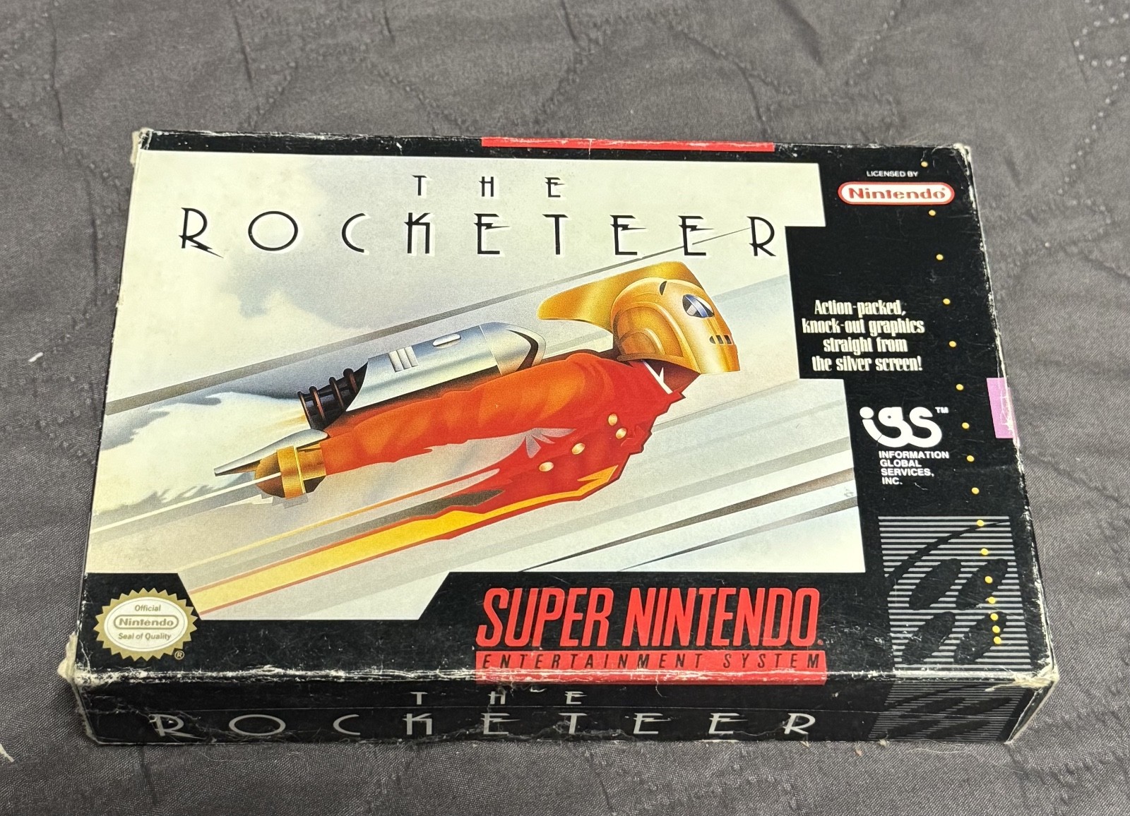 The Rocketeer    *  Snes Box Only * Super Nintendo Original box