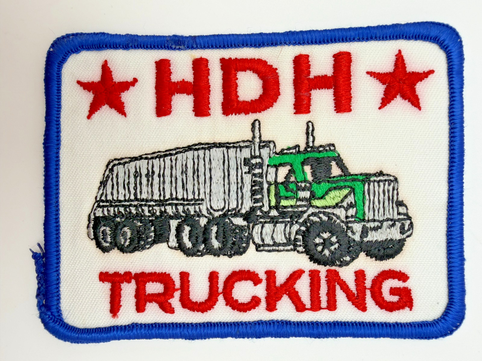 HDH Trucking Patch Chicago Stars Semi Truck Vintage Embroidered Collectible 🚛