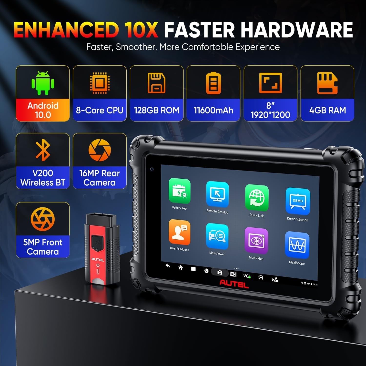 2026 Autel MaxiSYS MS906 Pro ECU Coding Full System Diagnostic Scanner MK906 PRO