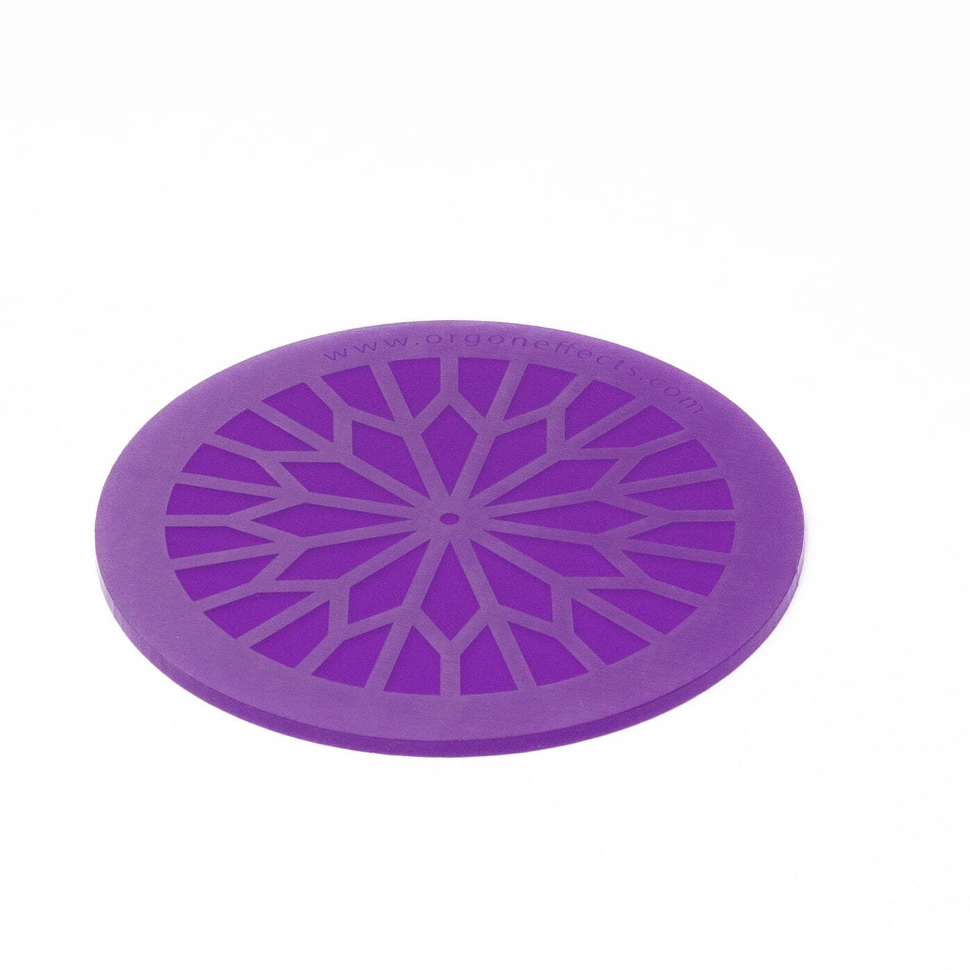 Water & Food Rejuvenation Orgone Plate - Add Life Force to Consumables - Purple
