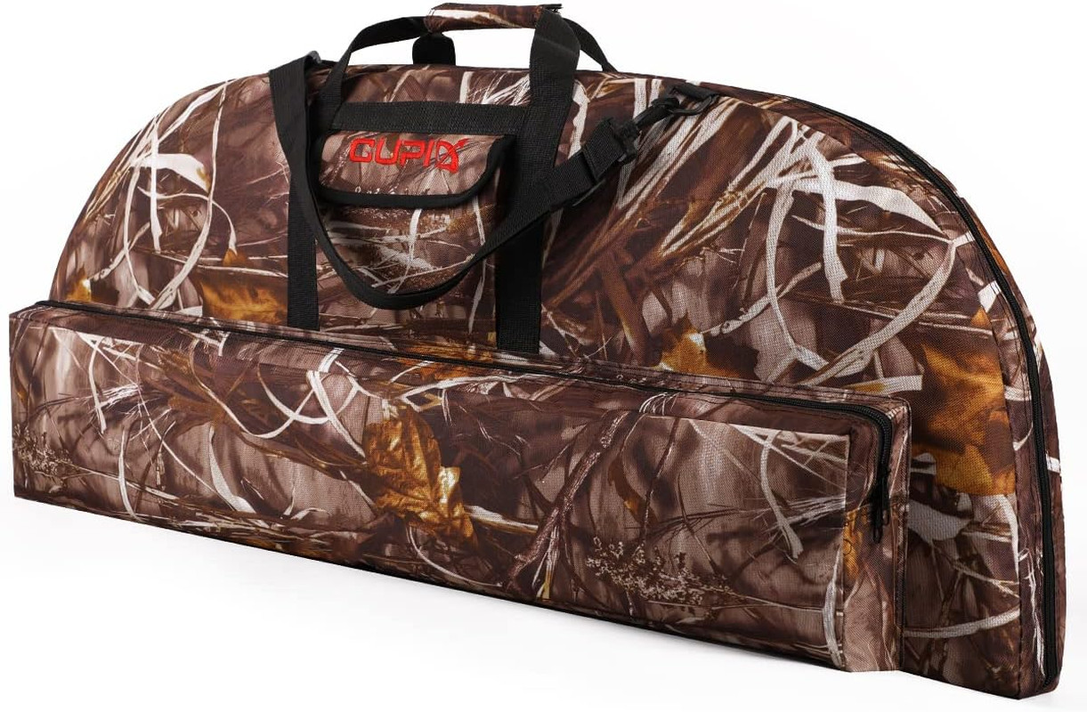 Compound Bow Case Soft Light-Weight Bow Bag with Arrow Pocket and Backpack Strap