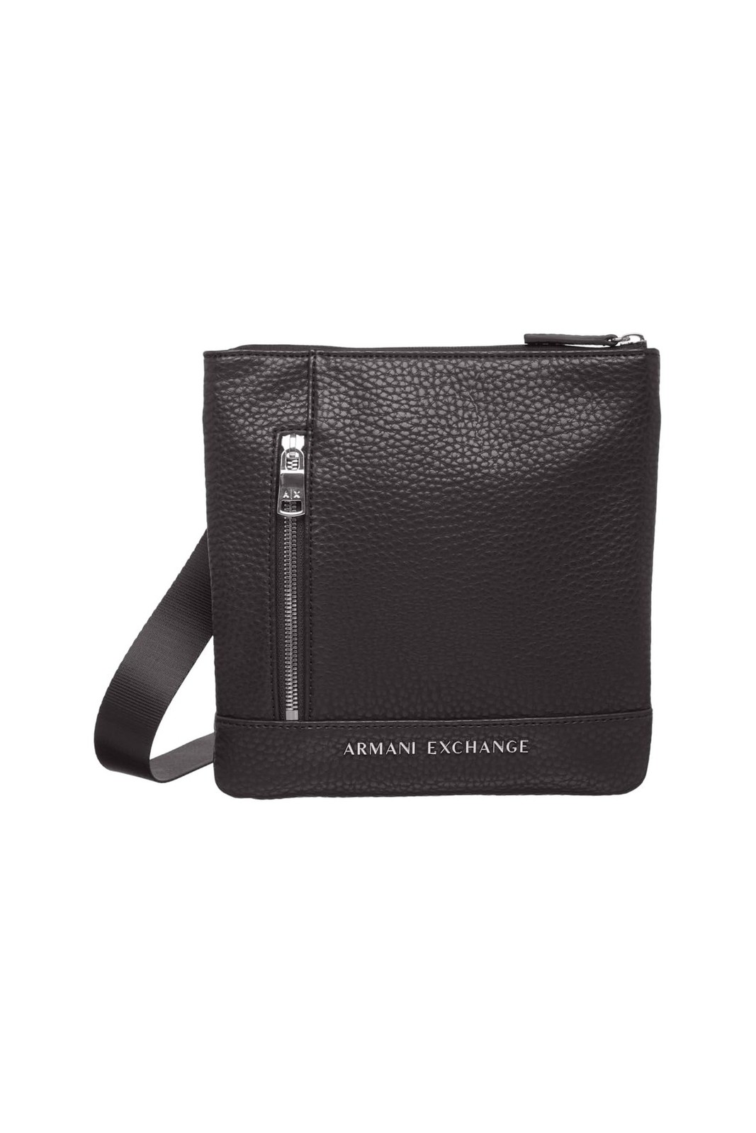 Armani Exchange Men's Imitation Leather Crossbody Bag, Black One Size
