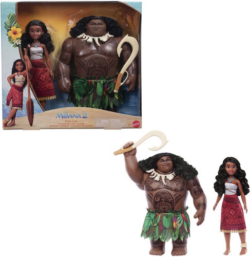 Mattel - Disney Moana 2 Moana & Maui Voyager Fashion Doll Set [Used Very Good To