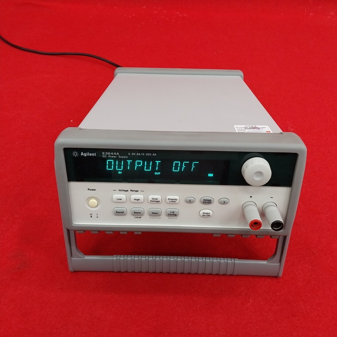 Agilent Keysight E3644A DC POWER SUPPLY (A+)  0-8V, 0-8A/0-20V, 0-4A "CALBRATED"