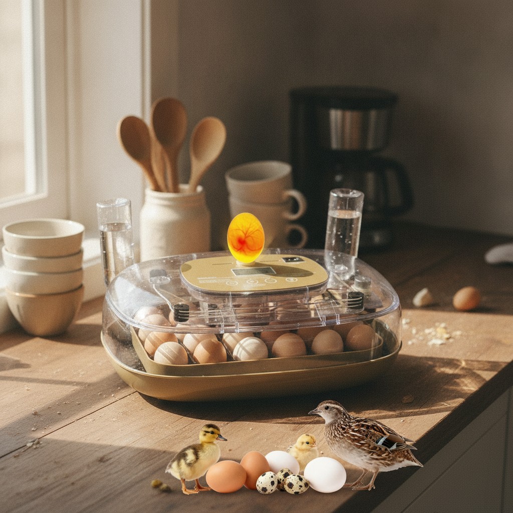 Gen III - 24 Egg Automatic Incubator, Stage-Based Adaptive Humidity with Auto...