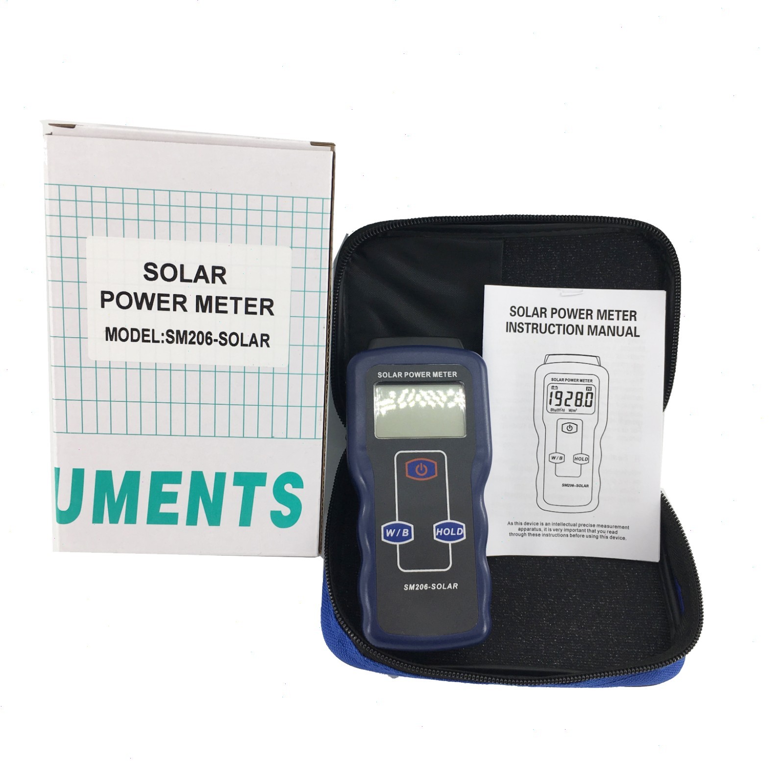Solar Power Meter Solar Radiation Meter Tester For Testing Sun Light Radiation
